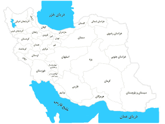نقشه ایران